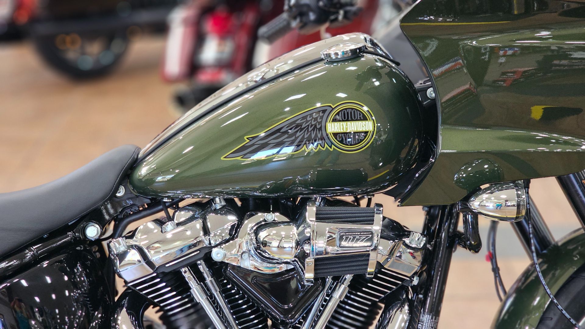 024174 2026 harley davidson fxlrst low rider st cruiser olive steel metallic - Photo 9