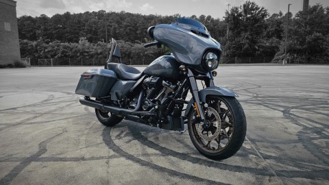 608877 2022 harley davidson flhxst street glide st touring gunship gray - Photo 2