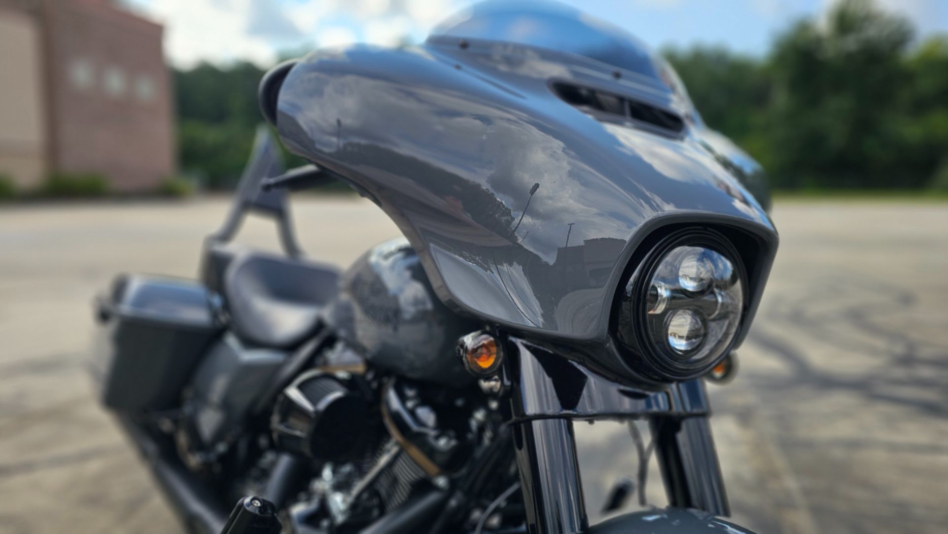 608877 2022 harley davidson flhxst street glide st touring gunship gray - Photo 12