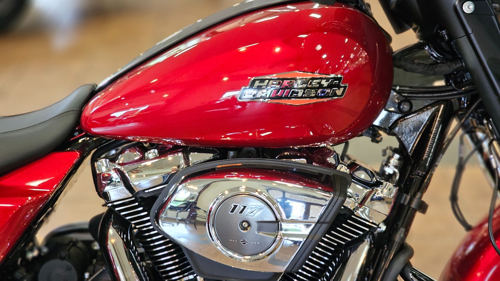 633864 2025 harley davidson flhx street glide touring brilliant red - Photo 9