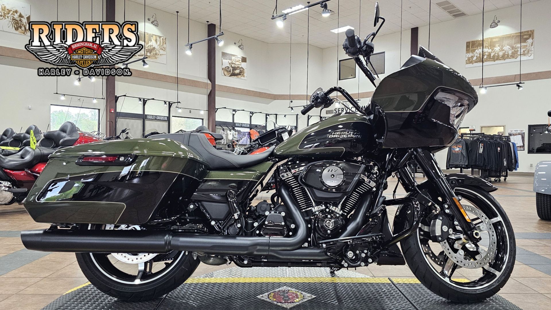 618262 2026 harley davidson FLTRX road glide touring olive steel metallic vivid black - Photo 1