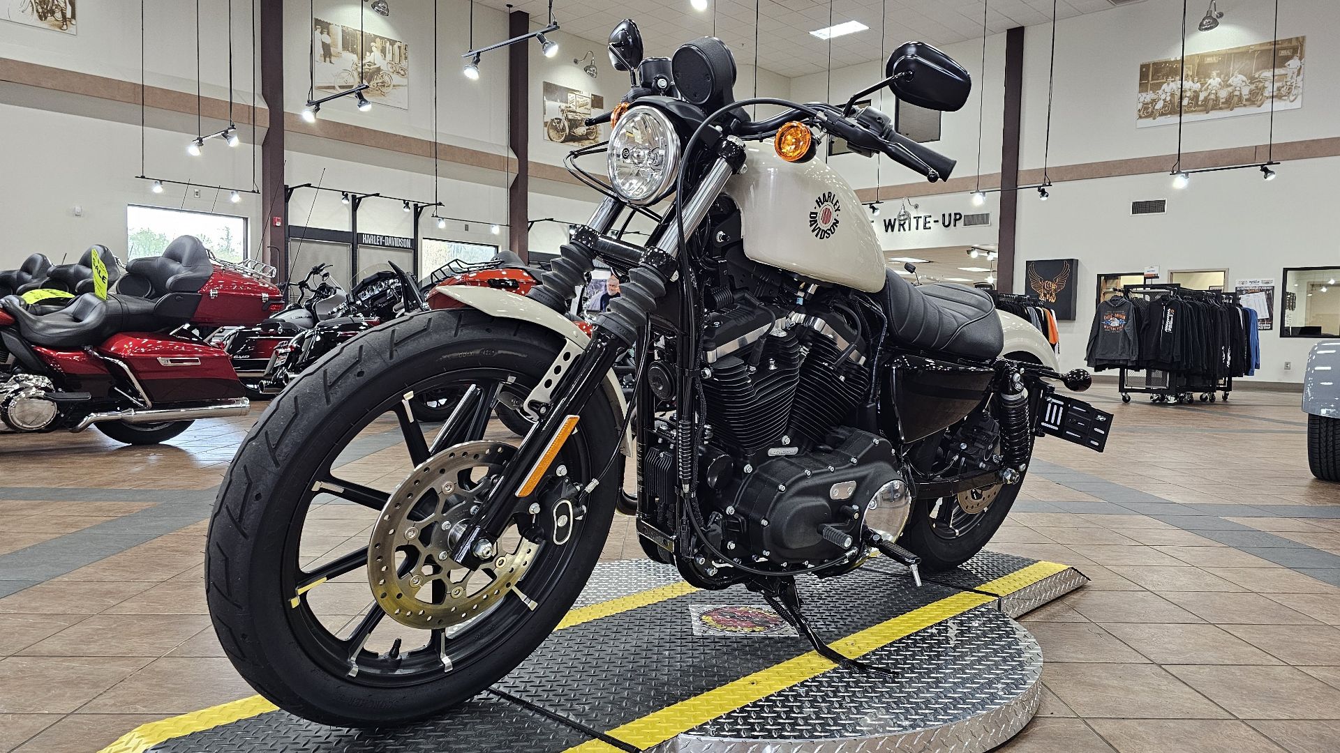 416534 2022 harley davidson XL883N sportster Iron 883 cruiser white sand pearl - Photo 5