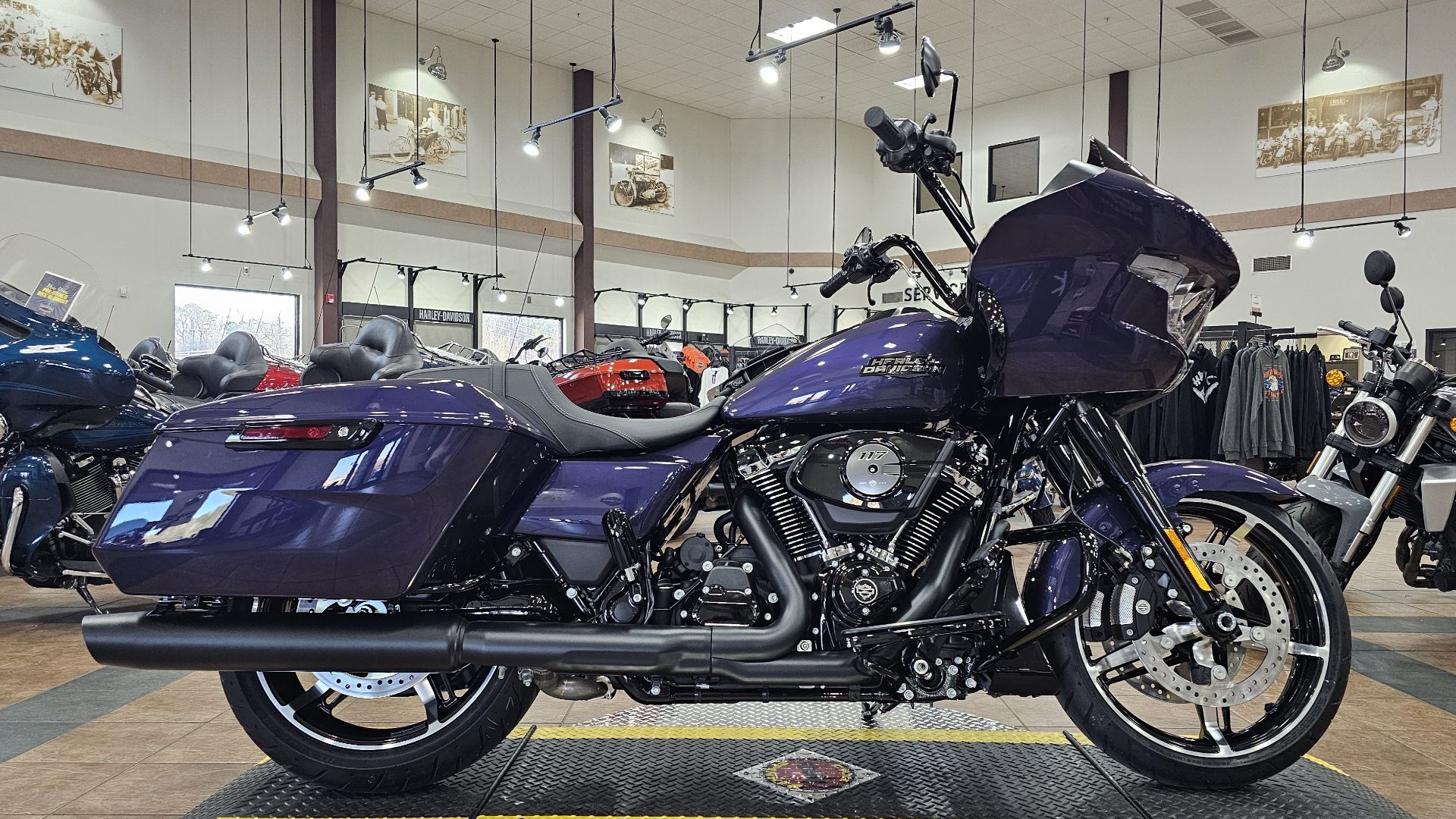 606083 2026 harley davidson fltrx road glide touring purple abyss - Photo 2