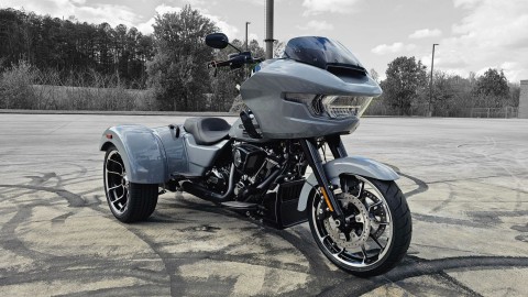 851625 2026 harley davidson fltrt road glide 3 trike dark billiard gray - Photo 2