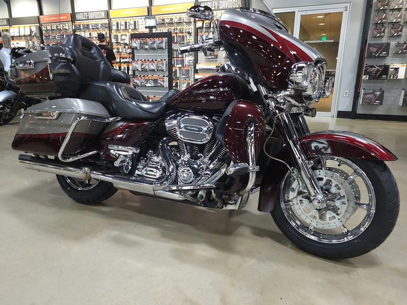 959191 2015 harley davidson flhtkse cvo limited touring palladium silver maroon - Photo 10
