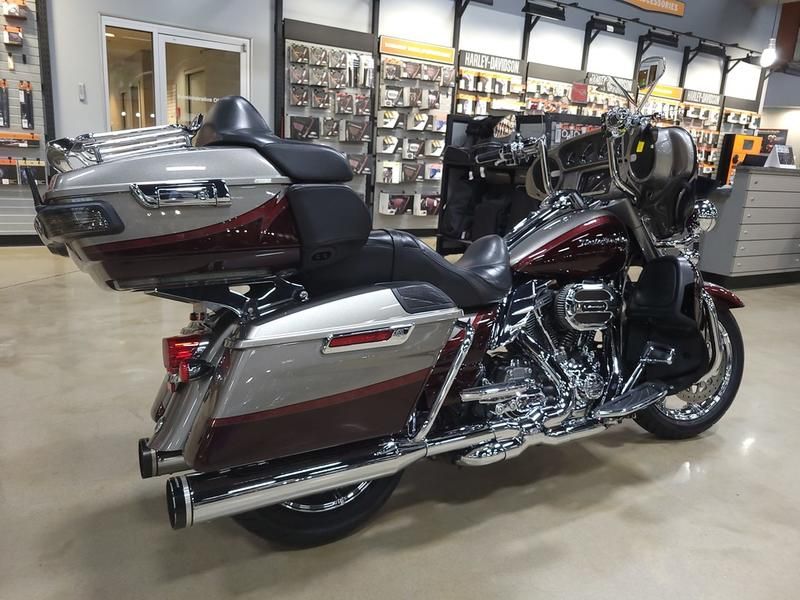 950485 2015 harley davidson flhtkse cvo limited touring palladium silver maroon - Photo 17