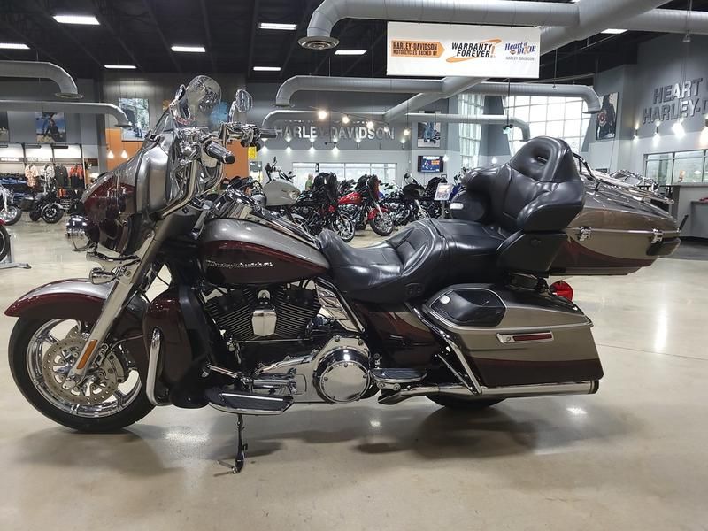 950485 2015 harley davidson flhtkse cvo limited touring palladium silver maroon - Photo 13