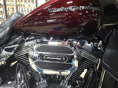 950485 2015 harley davidson flhtkse cvo limited touring palladium silver maroon - Photo 4