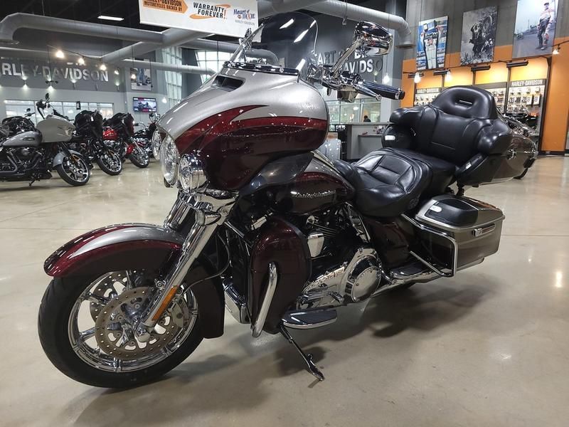 950485 2015 harley davidson flhtkse cvo limited touring palladium silver maroon - Photo 11
