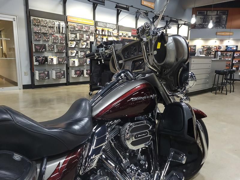 950485 2015 harley davidson flhtkse cvo limited touring palladium silver maroon - Photo 7