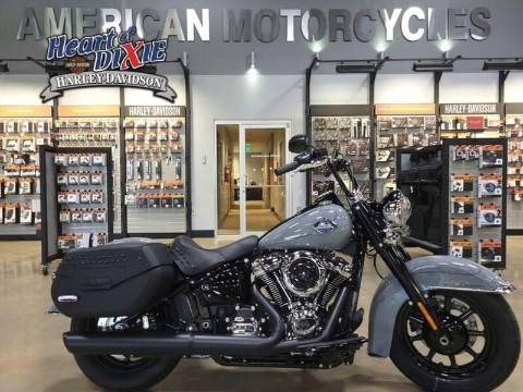 021181 2026 harley davidson flhc heritage classic cruiser dark billiard gray