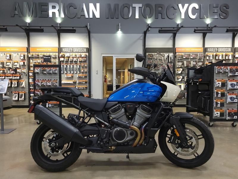 300362 2022 harley davidson ra1250s pan america 1250 special adventure touring fastback blue white sand pearl - Photo 2