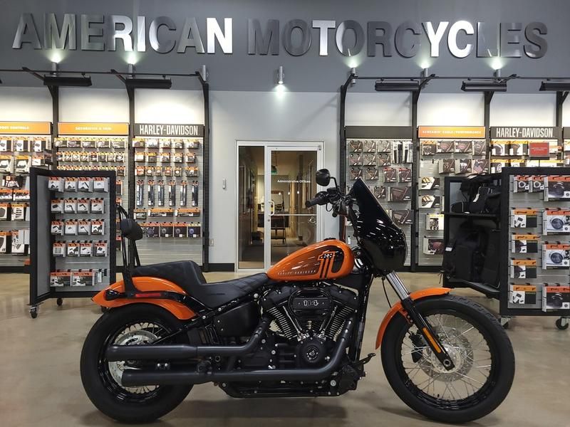 023606 2021 harley davidson fxbbs street bob 114 cruiser baja orange - Photo 2