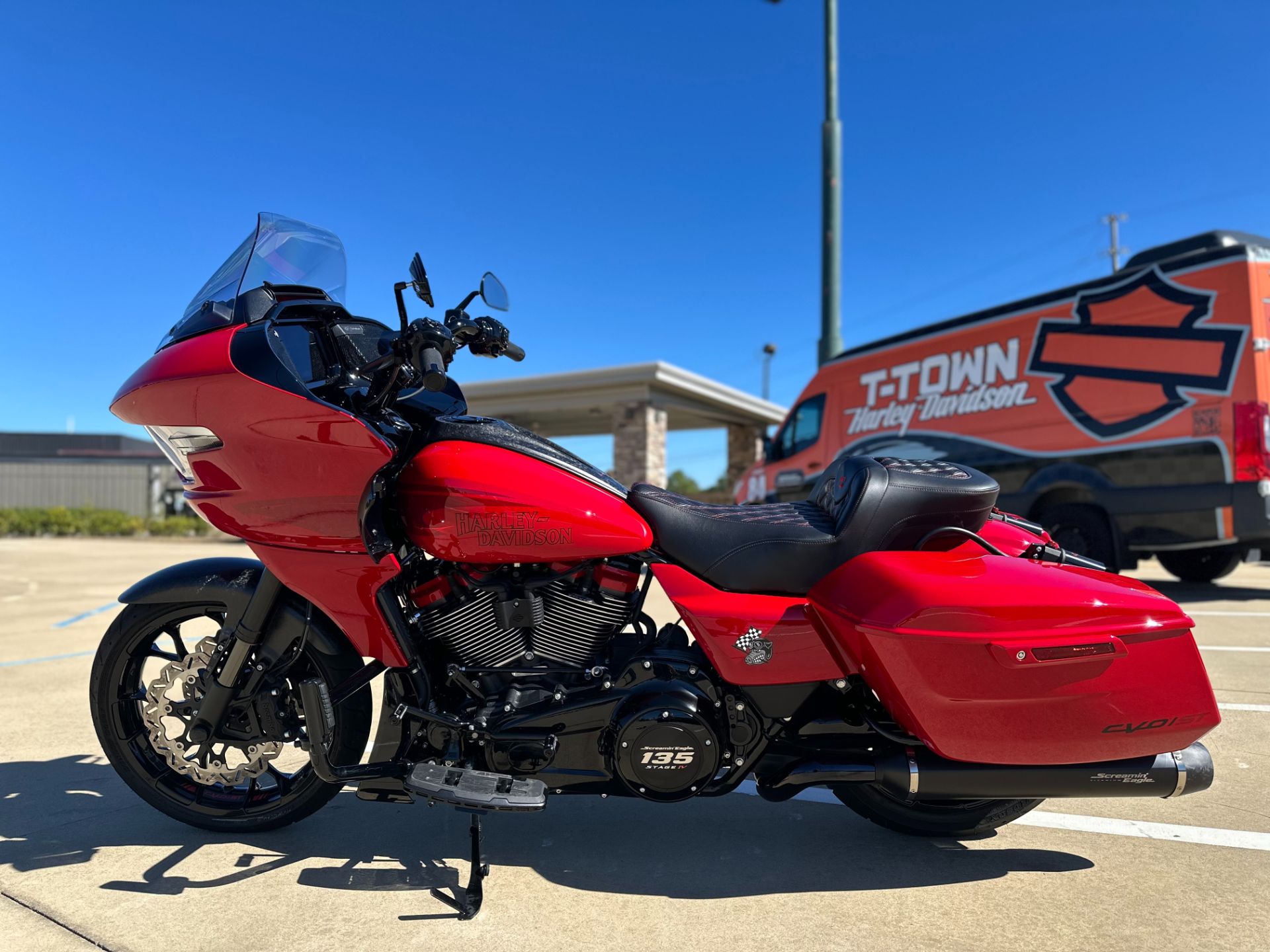 950514 2025 harley davidson fltrxstse cvo road glide st touring rally red - Photo 7