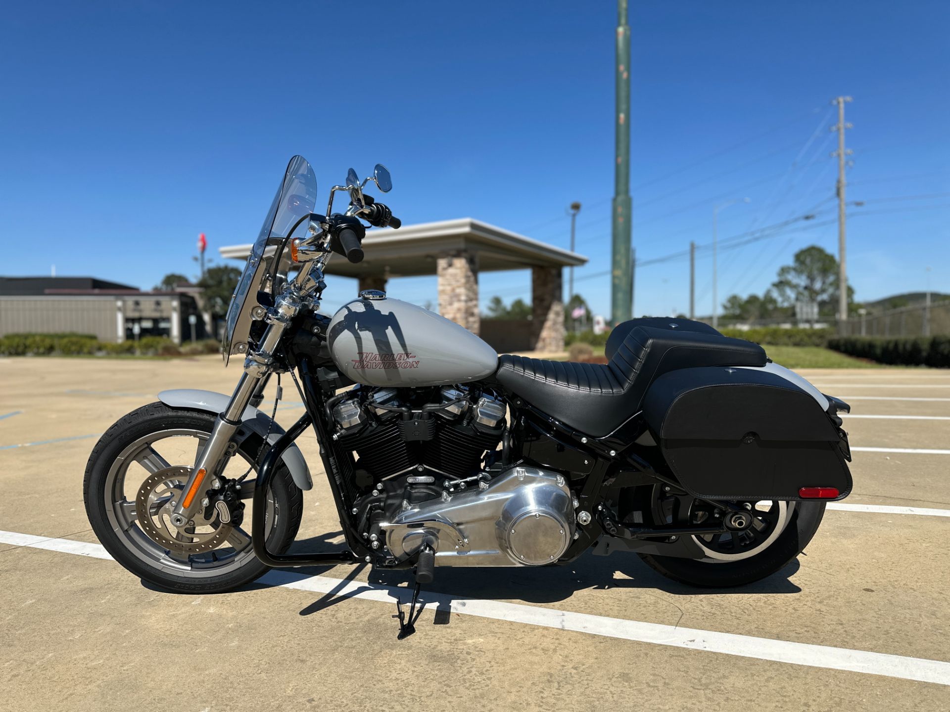 046434 2024 harley davidson fxst softail standard cruiser billiard gray - Photo 4