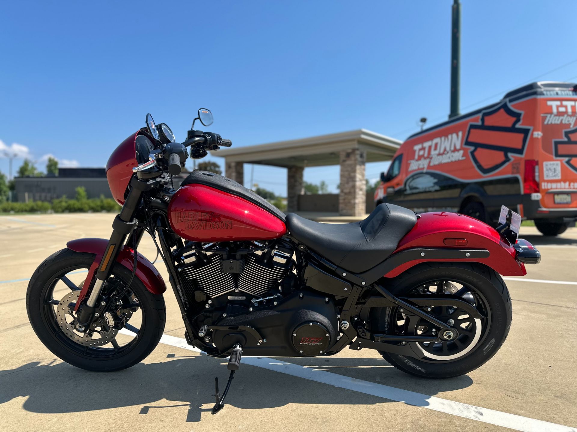 039348 2025 harley davidson fxlrs low rider s cruiser brilliant red - Photo 4