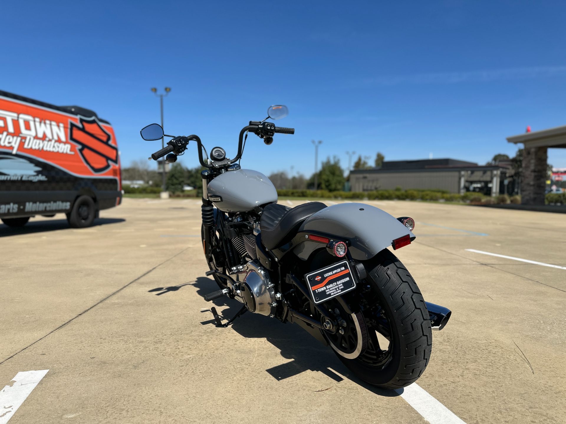 022122 2026 harley davidson fxbb street bob cruiser dark billiard gray - Photo 5