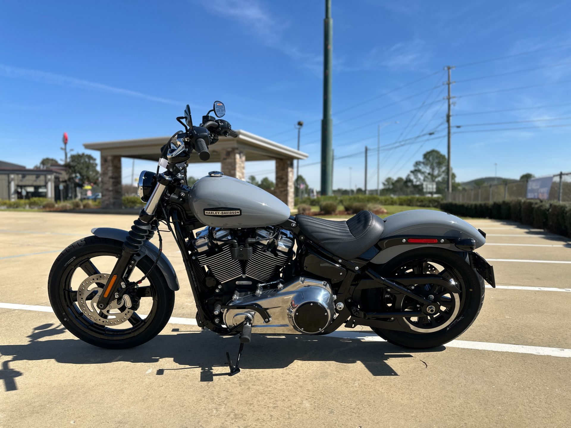 022122 2026 harley davidson fxbb street bob cruiser dark billiard gray - Photo 4