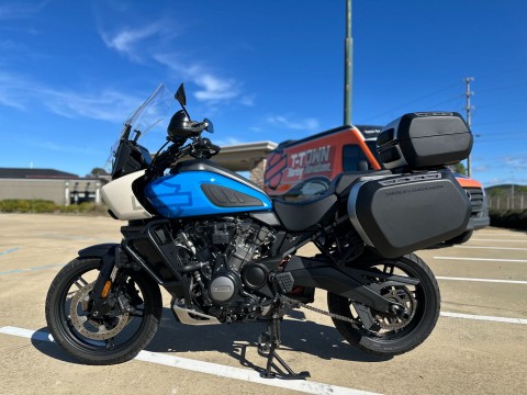 317543 2022 harley davidson ra1250s pan america 1250 special adventure touring fastback blue white sand pearl - Photo 4