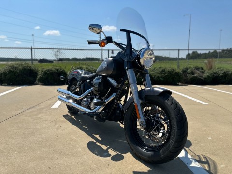 027312 2017 harley davidson fls softail slim cruiser charcoal black denim - Photo 2