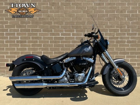 027312 2017 harley davidson fls softail slim cruiser charcoal black denim