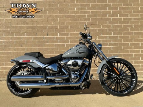 012387 2026 harley davidson fxbr breakout cruiser dark billiard gray - Photo 1