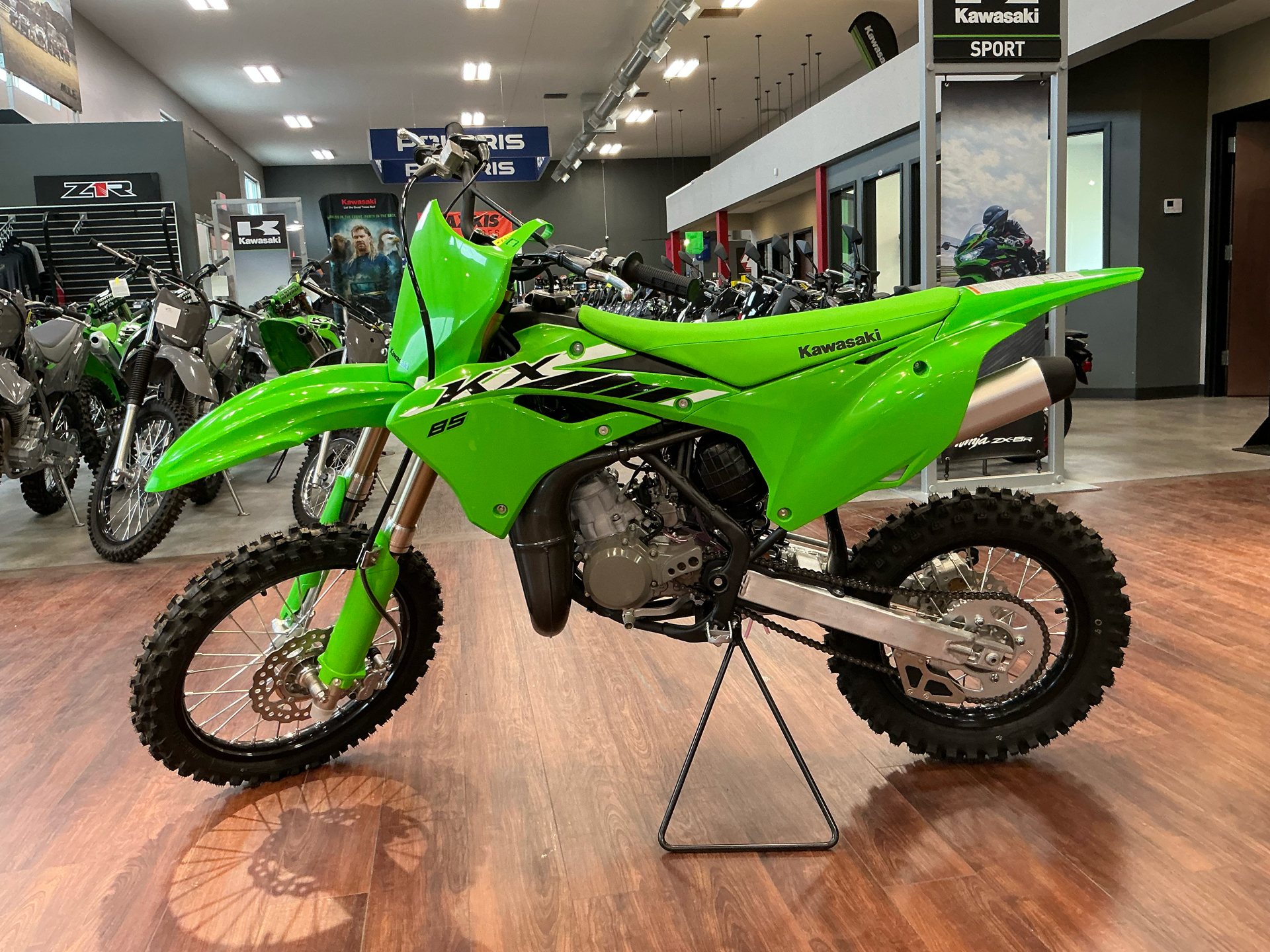 New 2025 Kawasaki KX 85 Lime Green Motorcycles For Sale in O
