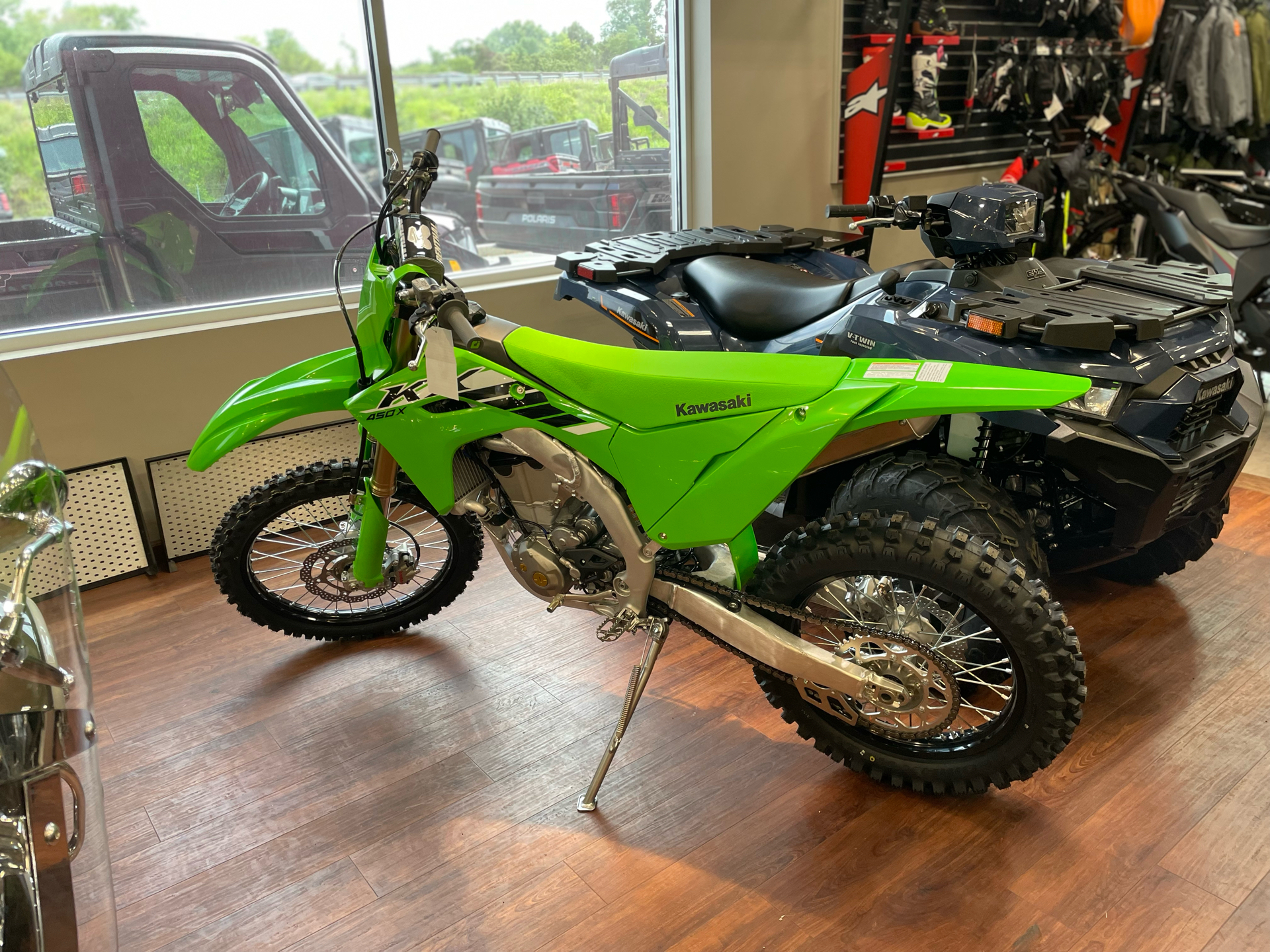 New 2025 Kawasaki KX 450X Lime Green Motorcycles For Sale in