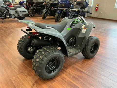 New 2025 Kawasaki KFX 90 Battle Gray ATVs For Sale in O