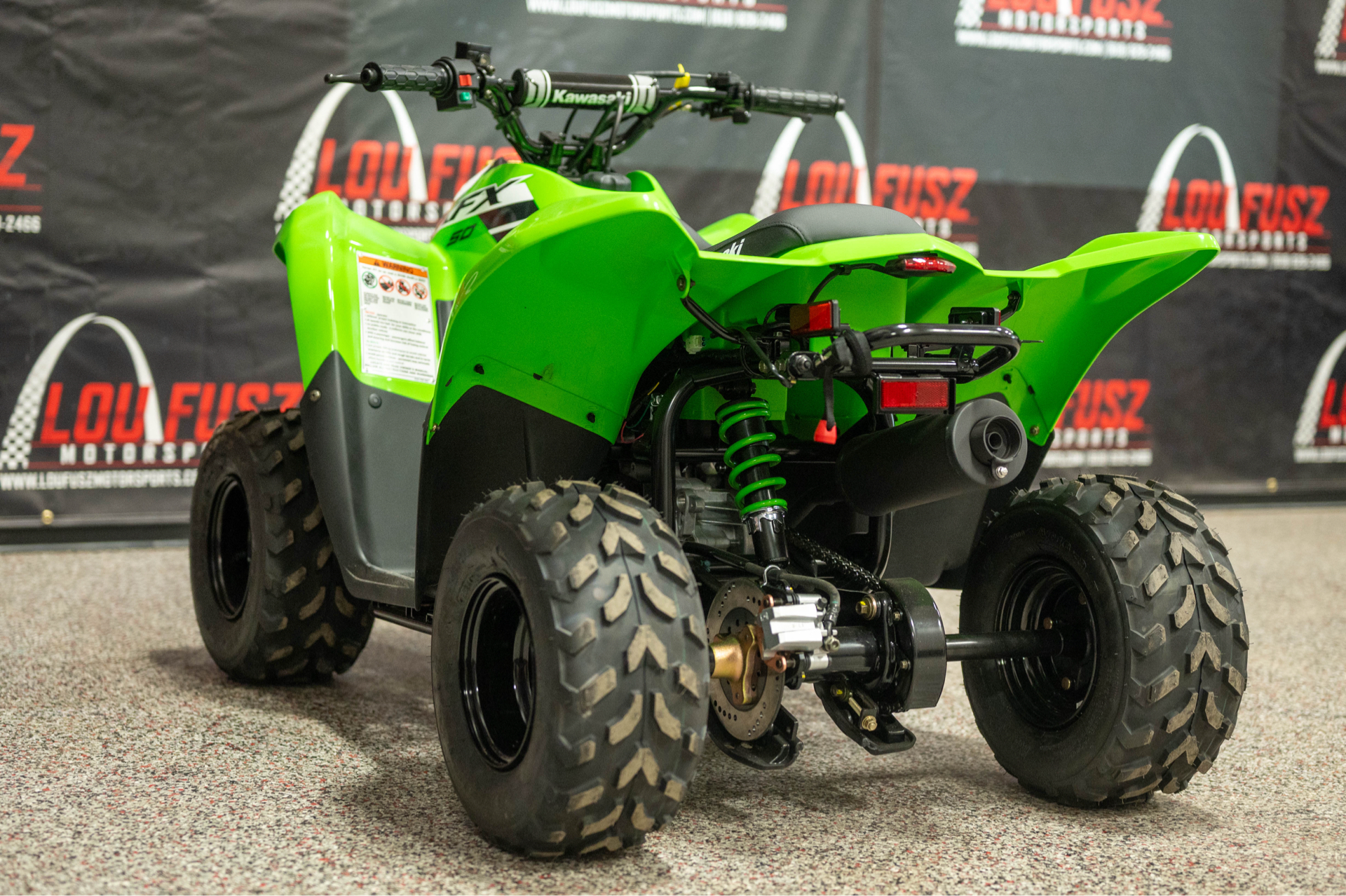 New 2025 Kawasaki KFX 50 Lime Green ATVs For Sale in O
