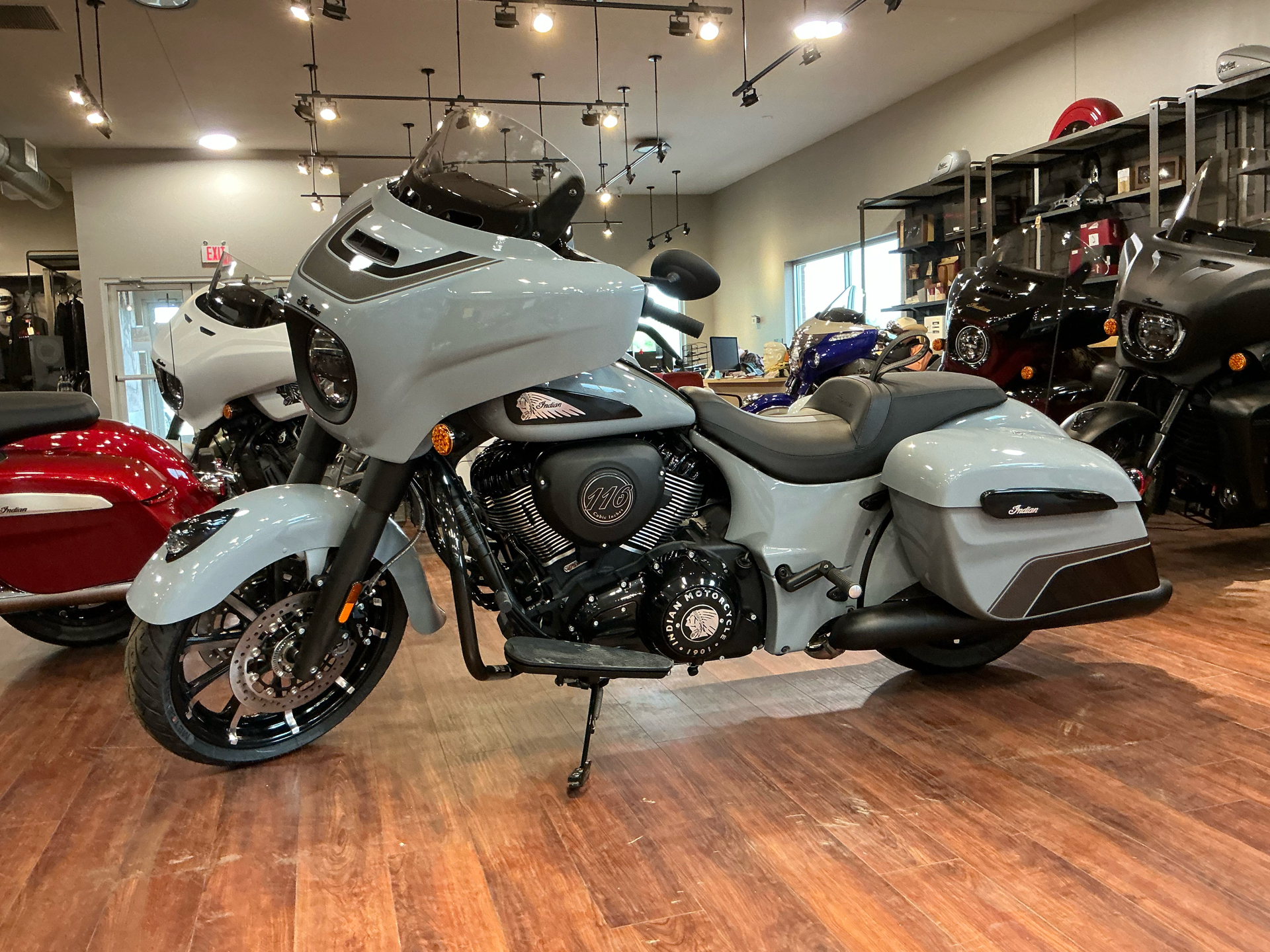 New 2025 Indian Motorcycle Chieftain® Dark Horse® Storm Gray