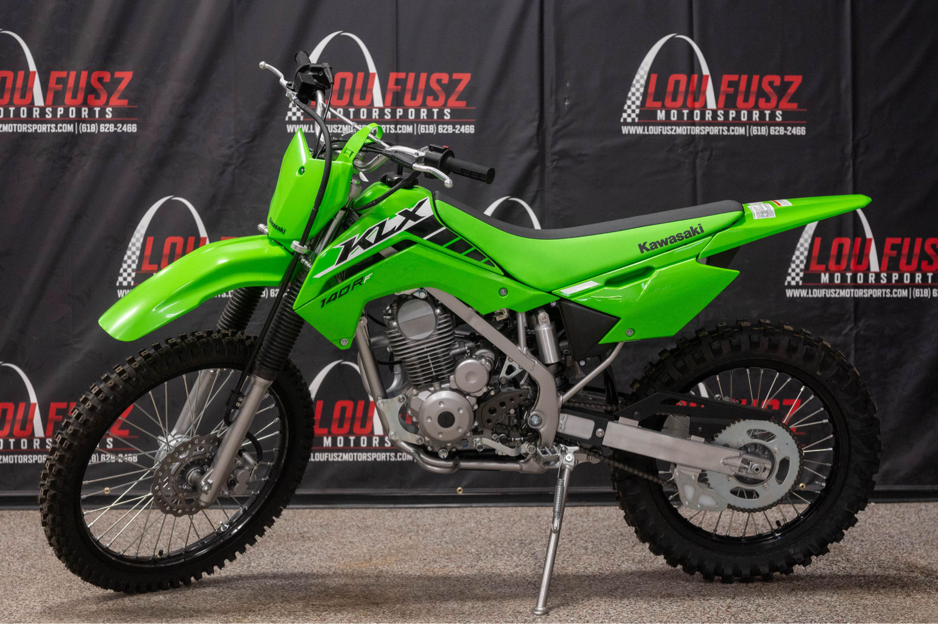 New 2025 Kawasaki KLX 140R F Lime Green Motorcycles For Sale
