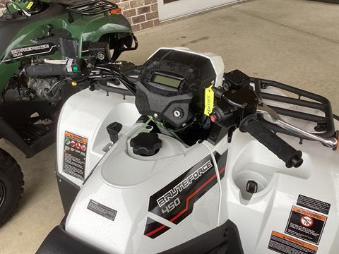 New 2025 Kawasaki Brute Force 450 4x4 White ATVs For Sale in