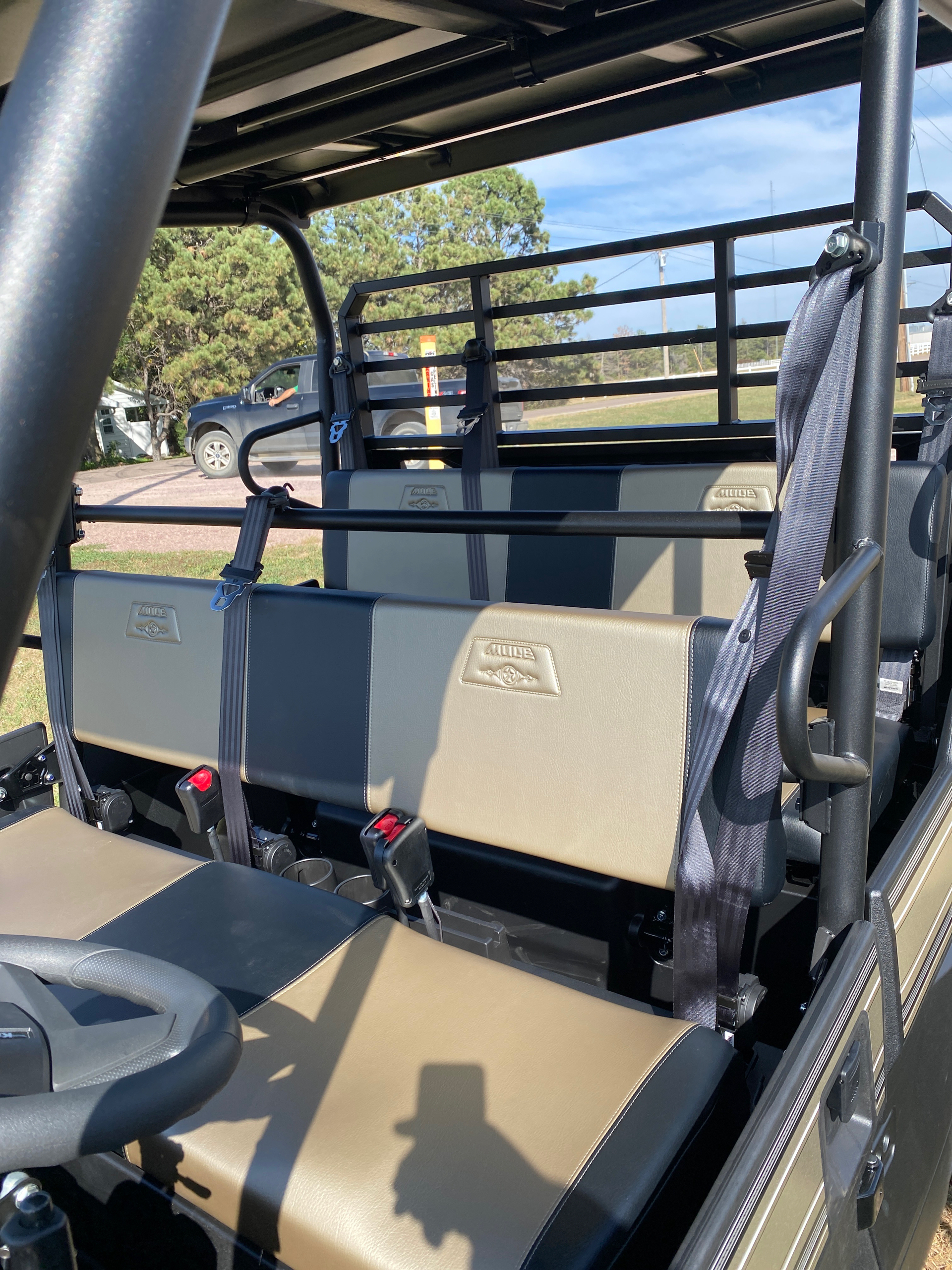 ２体セットMOTTO_KUMA special SESSION グレー/キャメル Yamaha Wolverine RMAX 1000 Primal Soft Cab Enclosure Upper Doors