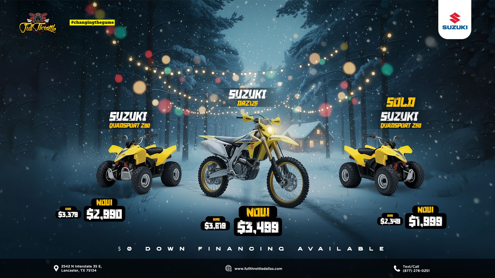 New & Used Motorcycles for Sale in Dallas | Full Throttle