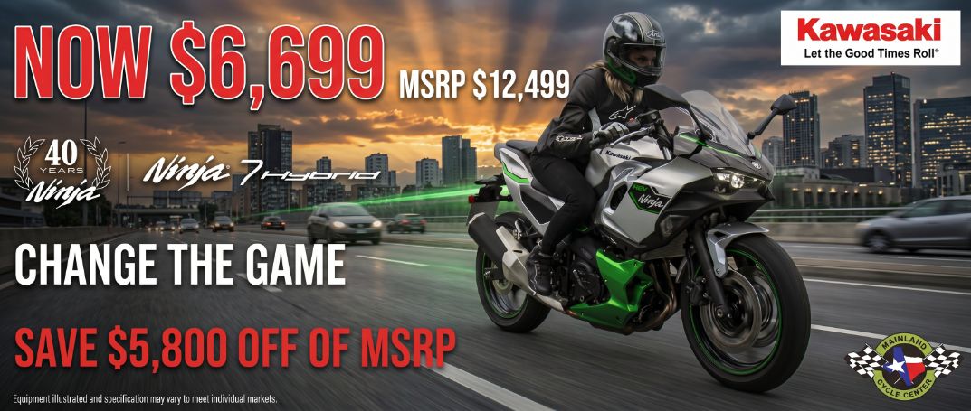 Kawasaki, KTM, Textron Dealer in Houston Area | Mainland Cycle Center