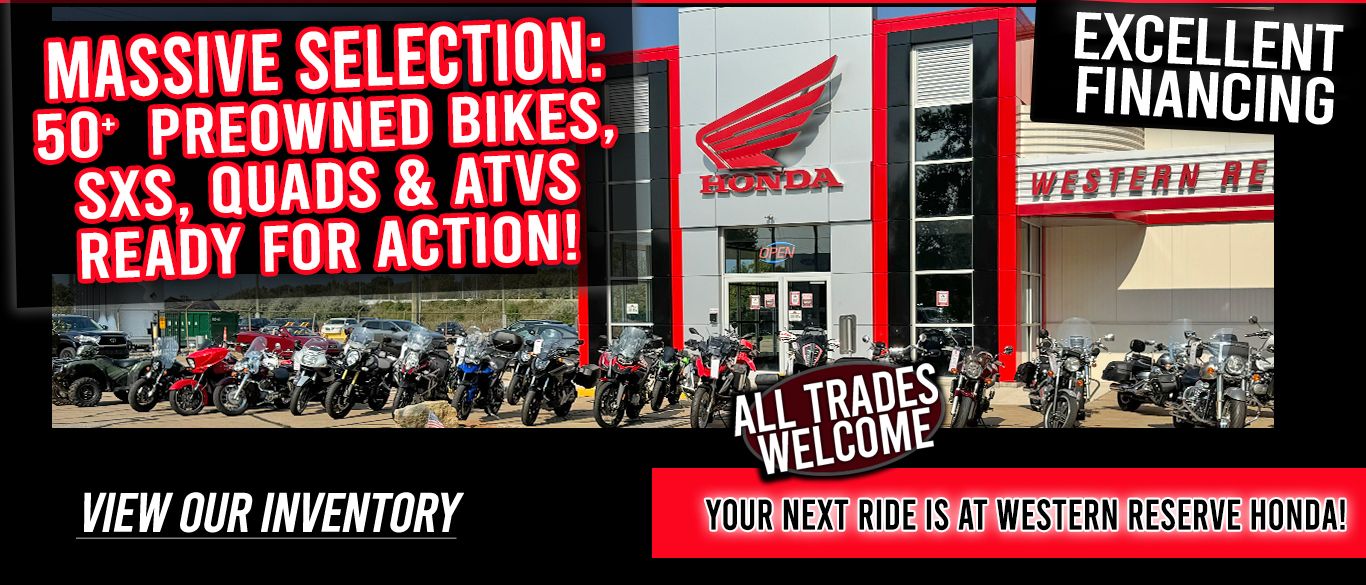 Honda Motorsports Dealer, Cleveland Area: Western Reserve - Mentor OH