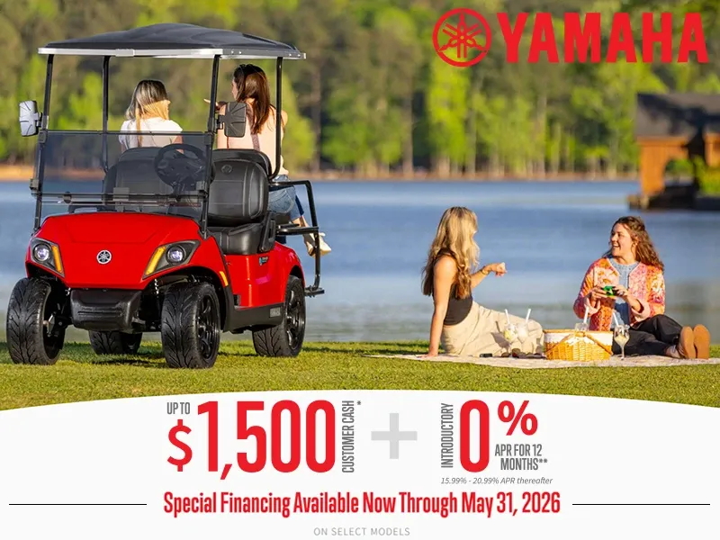 Up To $1,500 Customer Cash* + Introductory 0% APR For 12 Months** 15.99% - 20.99% APR Thereafter On Select Models