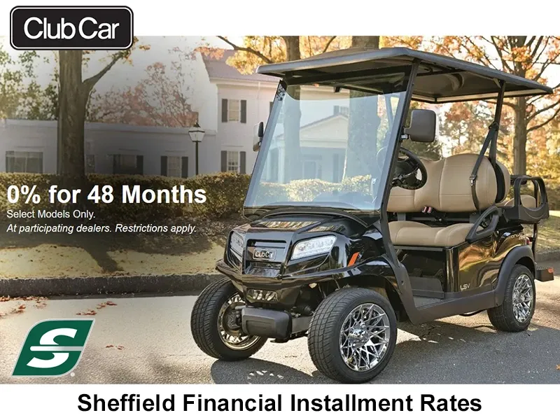 Club Car - Sheffield Financial Installment Rates