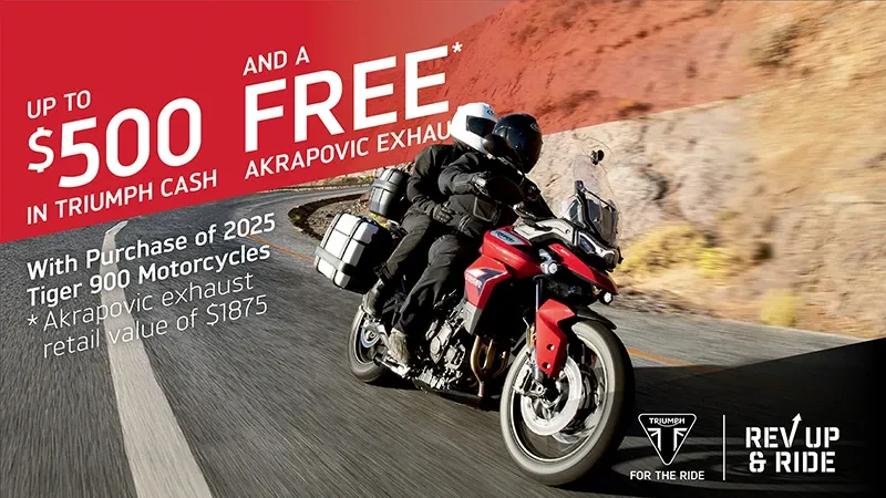 Triumph - Rev Up & Ride Sales Event