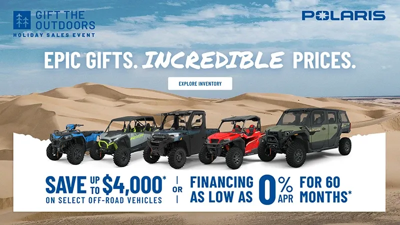 Polaris - Gift The Outdoors Sales Event