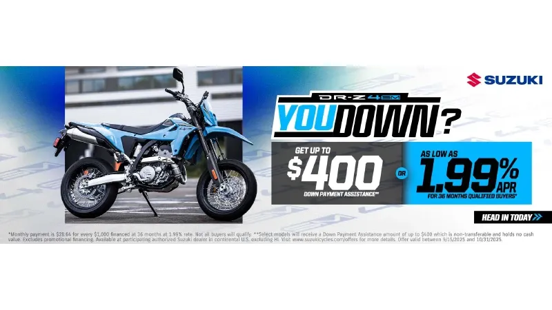 Suzuki - DR-Z4SM You Down?
