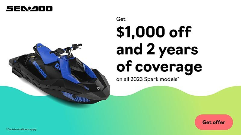 Sea-Doo - Get up to $1,000 on all 2023 Spark models