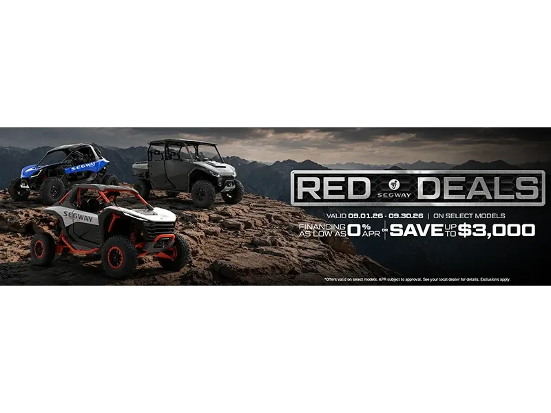 セグウェイ　値下げします Segway Powersports - Red Deals | Promotion at Orange Powersports