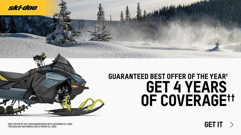 Ski-Doo - Get 4 years of coverage & the best offer of the year guaranteed on 2026 Ski-Doo models