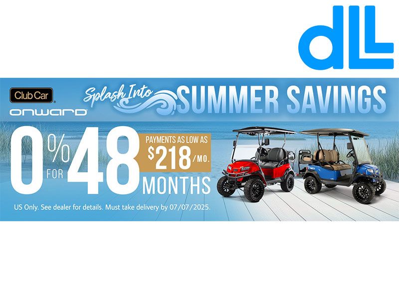 Club Car - Onward Splash Into Summer Savings - DLL Financing