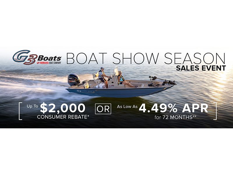 G3 - Boat Show Season Sales Event