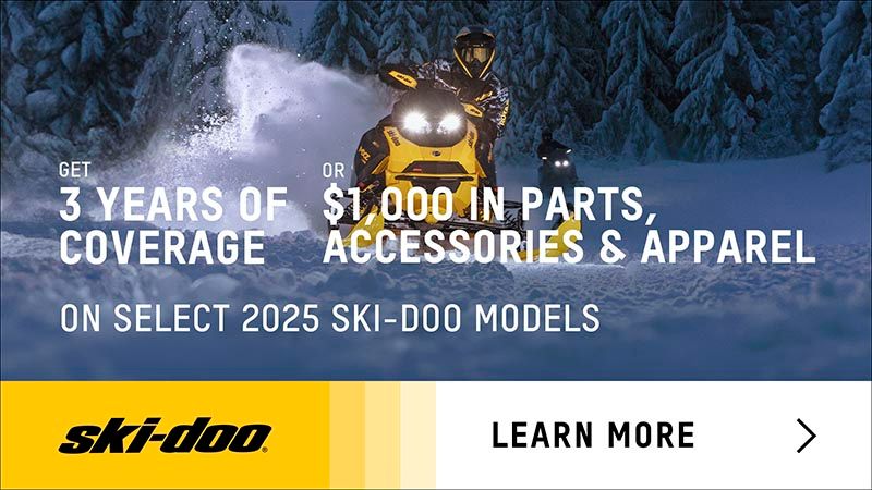 Ski-Doo - Get 3 years of coverage or $1,000 in parts, accessories ...