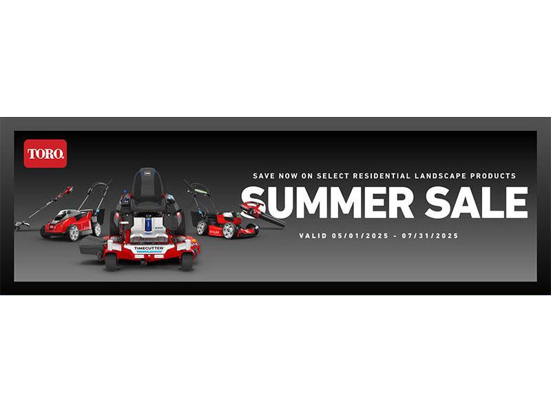 Toro - Summer Sale - Save Now On Select Residential Landscape Products
