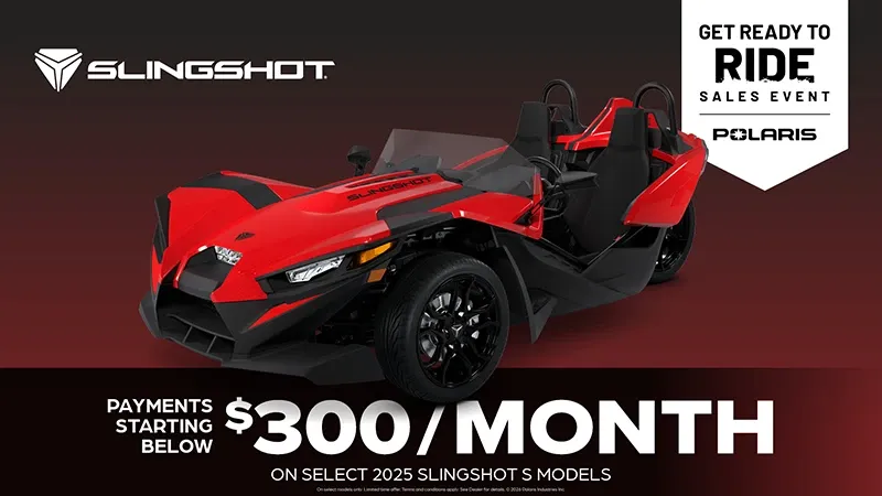 Slingshot - Payments Starting at $300 per month for Select Slingshot S Models